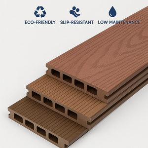 Uv-kháng <span class=keywords><strong>WPC</strong></span> ngoài trời decking Board Gỗ lựa chọn thay thế decking gạch <span class=keywords><strong>WPC</strong></span> ngoài trời Laminate sàn - Product Image 2