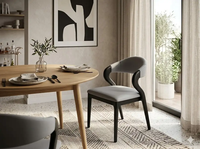 Fauteuil d'appoint commercial |   Sièges courbes modernes pour l'hôtellerie |   Cadre en bois massif |   Meubles GCON