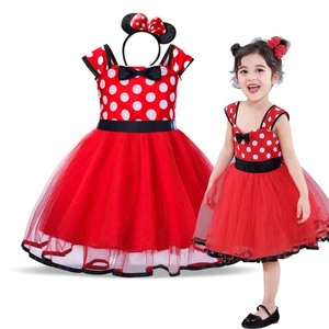 All'ingrosso all'ingrosso <span class=keywords><strong>abbigliamento</strong></span> <span class=keywords><strong>bambina</strong></span> carino tutù abiti da <span class=keywords><strong>bambina</strong></span> Red Dot <span class=keywords><strong>Minnie</strong></span> costumi da principessa Set DISN-004 - Product Image 1