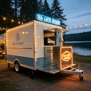 Professional Kebab Fully Equipped Coffee Food Truck VIN Concession Trailer - Product Image 6