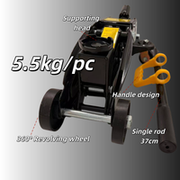 Cric hydraulique horizontal YLF01-2T, capacité 2 tonnes, chariot en acier pour voiture