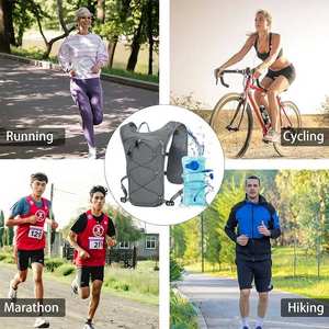Custom <b>Lightweight</b> Waterproof Outdoor Sports Multi-Functional Portable Hiking Running Cycling Hydration Vest Pack <b>Backpack</b> - Product Image 6
