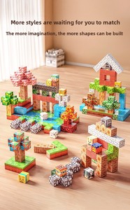 Bloques de Construcción Magnéticos de 2.0cm para Niños, Personalizables, para Crear Mi Mundo, Rompecabezas Magnéticos, Mini Juguetes, Cubo Magnético, Juguetes DIY - Product Image 4