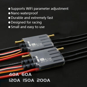 Contrôleur de vitesse de moteur électrique étanche 40A 60A 120A ESC sans balais pour bateaux RC marins et modèles de navires de course - Product Image 5
