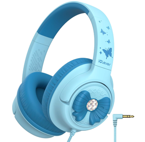 Audífonos iClever HS30 para Niños, Plegables, con Cable, Conector de Audio, Material Seguro, Portátiles para Educación/Clases/Viajes - Product Image 1