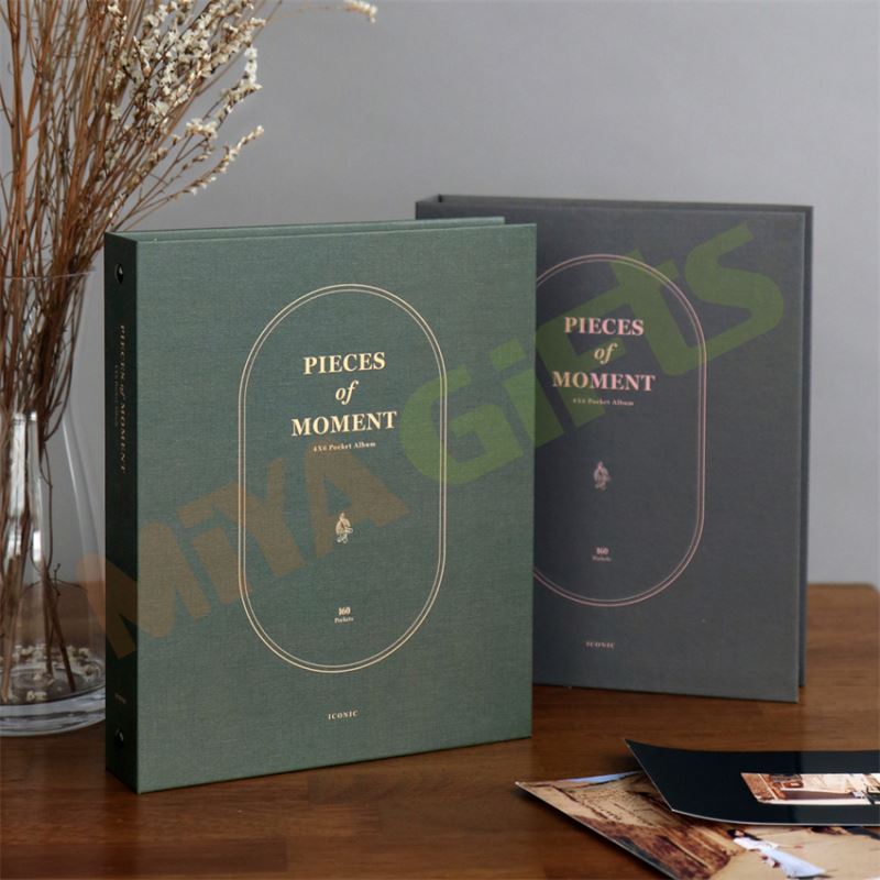 Большой фотоальбом MiYa 3-дюймовый Ретро бумажный жесткий картонный чехол для книг