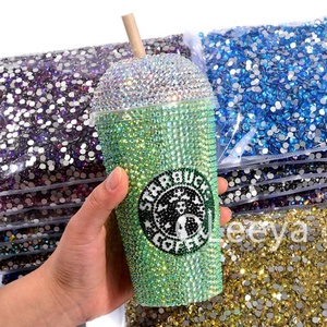 Strass en gros Oleeya, 12 tailles identiques, série Opale en verre SS6-SS30, cristaux à dos plat non thermocollants pour accessoires DIY et gobelets - Product Image 6