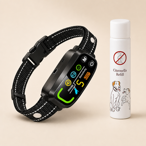 <span class=keywords><strong>Collier</strong></span> <span class=keywords><strong>anti</strong></span>-<span class=keywords><strong>aboiement</strong></span> pour chien rechargeable personnalisé, avec vibration et sensibilité réglable, pour chiens de petite/moyenne/grande taille - Product Image 1