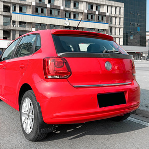 Volkswagen Rear Spoiler Piano <b>Black</b> Carbon Fiber Texture ABS <b>Trunk</b> Wing 3m Tape Installation - Product Image 3