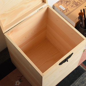 Wooden <b>Document</b> <b>Storage</b> <b>Box</b> Rectangle Standing Type Office Organizer Customizable Size Polishing Finish - Product Image 2