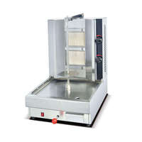 2 Brûleurs potis shawarma Machine Table top bbq grill gaz barbecue professionnel set bbq grill