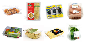 Machine à emballer entièrement automatique CE pour sceller les plateaux plats préfabriqués de fruits de mer machine à sceller les plateaux MAP en continu pour les produits à base de viande et les aliments - Product Image 6