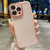 2026 Hot Sale Transparante Simpele Schattige Telefoonhoes voor iPhone 17 16 15 Pro Max met Camerabescherming