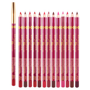 Crayons à lèvres mats en gros, 13 couleurs, outil de maquillage, stylo en bois pour <span class=keywords><strong>tatouage</strong></span> des lèvres PMU, crayon à lèvres crémeux rose - Product Image 1