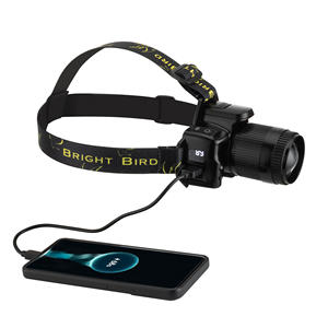 Lampe frontale LED rechargeable portable étanche de 900 lumens avec capteur de mouvement de type C et banque d'alimentation à intensité variable - Product Image 3