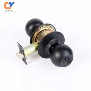 Cerradura de pomo de puerta redonda de acero inoxidable de grado 304 a granel de diseño moderno 60mm Backset con 3 Llaves para uso residencial y comercial - Product Image 5