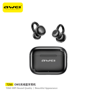 <span class=keywords><strong>AWEI</strong></span> TZ60 หูฟังไร้สายแบบหนีบหู คุณภาพเสียงระดับ HiFi พร้อมไฟ LED แสดงสถานะแบตเตอรี่ ดีไซน์สวยงาม มาพร้อมพาว<span class=keywords><strong>เวอร์</strong></span><span class=keywords><strong>แบงค์</strong></span> - Product Image 3