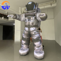 Modèle géant gonflable d'astronaute avec souffleur, personnage de dessin animé Spaceman pour festival de musique, publicité, décoration gonflable, accessoire