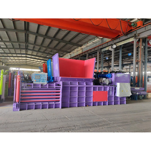 Compactador <span class=keywords><strong>de</strong></span> cartón <span class=keywords><strong>de</strong></span> papel automático <span class=keywords><strong>de</strong></span> nueva condición/lata botella para mascotas película plástica hidráulica Horizontal - Product Image 6