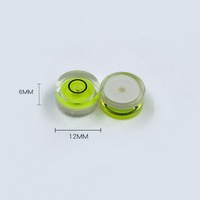 Niveau à bulle Bullseye 12 mm, niveau à bulle circulaire, fiole ronde pour le nivellement des trépieds d'appareil photo, logo personnalisé