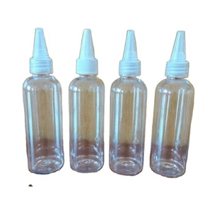 ขวดหยดพลาสติก PET สีฟ้าอำพันใส ขนาด 150 มล. สำหรับน้ำมันใส่ผม พร้อมฝาเกลียว จำหน่ายราคาส่ง - Product Image 2