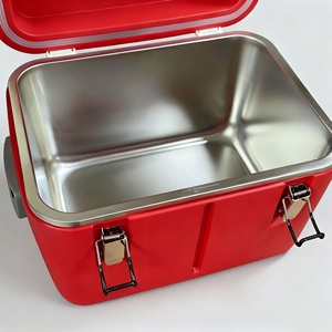 Lot de Contenants Isothermes en Acier Inoxydable de Haute Qualité pour Aliments, Grande Taille Rectangulaire 15L-<span class=keywords><strong>25L</strong></span>, Garde les Aliments au Chaud et Frais - Product Image 3