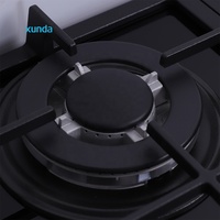 Équipement de cuisine ménager de haute qualité Xunda, plaque de cuisson à gaz encastrable à quatre brûleurs, cuisinière à gaz à 4 brûleurs