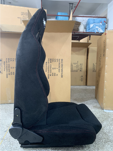 Sedile Sportivo Stile <span class=keywords><strong>RECARO</strong></span> SR-7 KK100 Rosso e Nero in Pelle Scamosciata Reclinabile Sedile a Guscio di Alta Qualità Sedili da Corsa Modificati - Product Image 6