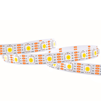 Lampu Strip Dekorasi Rumah Kamar Tidur Pesta Festival Berkualitas Tinggi 60led SK9822 Putih 10mm Pencahayaan Dalam Ruangan Modern Tahan Air