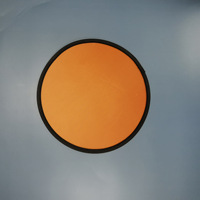 Disque Volant en Nylon Souple Imprimé Personnalisé, Pochette Soucoupe Ronde, Pliable, Logo Personnalisé avec Poche