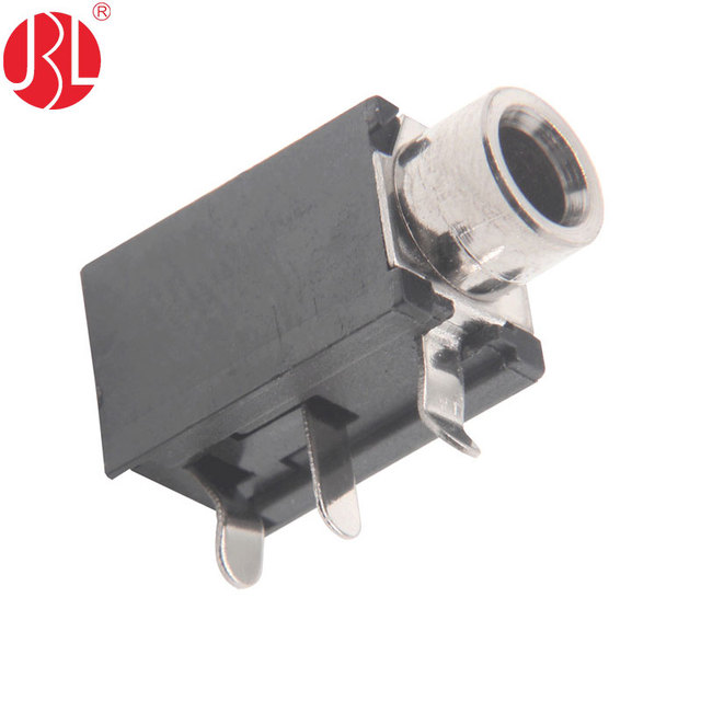 PJ-316 Mono Jack 3.5mm Through Hole PCB Audio Connector with PA9T Housing and Phosphor Bronze Contacts