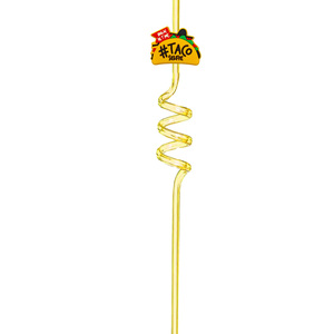 Pajitas Espirales de Dibujos Animados de Grado Alimenticio para Bebidas y Jugos, Accesorios para Fiestas de Cumpleaños, Ideales para Fiestas de Verano Mexicanas Transfronterizas - Product Image 6