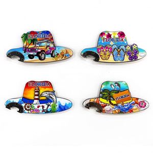 Imán Personalizado con Diseño de Florida, Forma de Sello, Recuerdo de Viaje Fengyi, Imán para Refrigerador de MDF, Estilo Oceánico, Decoración para el Hogar - Product Image 2