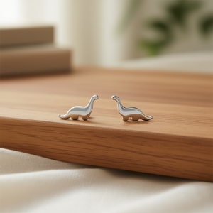 E1944 Orecchini a Perno Dorati a Forma di Animale in Lega di Zinco, Gioielli Unisex alla Moda, Idea Regalo - Product Image 2