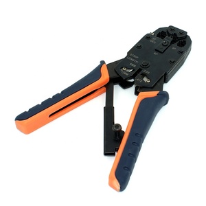 Mạng tay công cụ uốn tóc bồng công cụ với Ratchet cho 4P + 6P + 8P LAN Cáp - Product Image 1