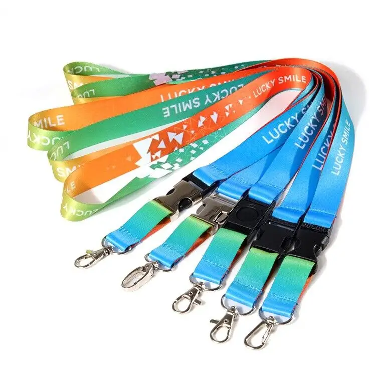 No Minimum Order Manufacturer Cheap Personalized Neck Tool Printing Polyester Sublimation Custom Lanyards With Logo Custom