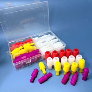 Bouchons coniques en caoutchouc silicone multi-tailles résistants aux hautes températures pour protection contre la pulvérisation et l'électrodéposition - Product Image 4