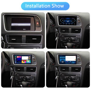 Sistema de navegación del coche de 9 pulgadas 2.5D IPS pantalla 8 core Carplay para <span class=keywords><strong>Audi</strong></span> <span class=keywords><strong>Q5</strong></span> 2010-2018 car radio android 1 din No DVD