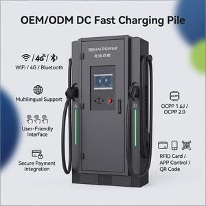 Station de recharge rapide KAODEE pour opérateurs publics 120 kW, double connecteur 250 A, haute puissance, EVSE intelligent prenant en charge le protocole OCPP multiplateforme BHDC-10B- - Product Image 1
