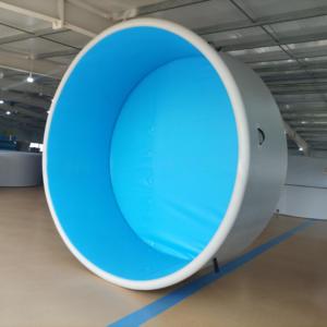 <span class=keywords><strong>Piscine</strong></span> gonflable en PVC hors sol, grande taille, ronde, durable, certifiée CE, pour la famille, diamètre 5 m - Product Image 5