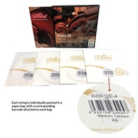 The Orchestra Uses Alice AWR10E Orchestral Violin Strings with Multi Filament Nylon Core Wrapped in Pure Silver
