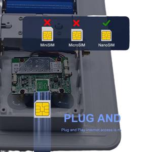 Wasserdichter CPE-Solarpanel-WLAN-Router für den Außenbereich Drahtloses 4G-LTE-Modem mit großer Reichweite und SIM-Kartens teck platz Solarversorgungs-4G-Router - Product Image 4