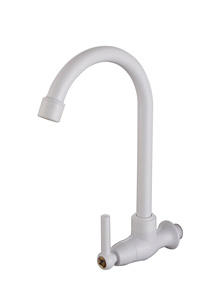 Màu trắng duy nhất xử lý bếp xoắn vòi nhựa abs - Product Image 5