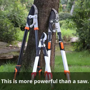 Commerce transfrontalier Sécateur télescopique de qualité industrielle à usage intensif pour arbres fruitiers Sécateur en plastique en acier Sk5 étendu puissant - Product Image 5