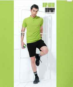 Men <b>Half</b> Sleeve <b>Button</b>-Up T-<b>Shirt</b> with Collar Comfortable Soft Woven Cotton Fabric Summer Formal Solid Anti-Wrinkle - Product Image 2