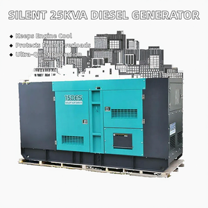 Générateur silencieux triphasé KIVON KVD-W25S 25 kVA à prix réduit, 110/220 V 50/60 Hz, générateur silencieux KVD-W25S - Product Image 2