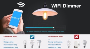 Smartdust تويا الذكية أوروبا أدى لمبة ضوء الإلكترونية عكس الضوء لا فلاش واي فاي تعمل باللمس التبديل باهتة - Product Image 5