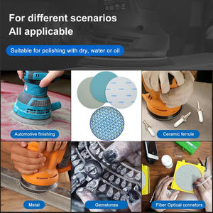 أقراص صنفرة رملي رطبة لتلميع السيارة من كربيد السيليكون الفوم 6 إنشات من أودم الهرم الفاخر ثلاثي الأبعاد - Product Image 4
