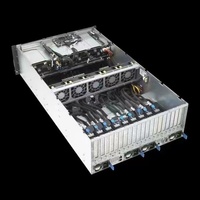 Serveur GPU 4U pour l'apprentissage profond, double processeur Epyc 9654 28 cœurs 3,8 GHz, 8 cartes graphiques, modèle ESC8000A-E12, en stock