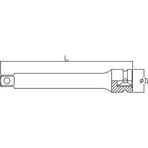 Outils, clés à douille et extracteurs, FERVI IMPACT EXTENSION - Product Image 1
